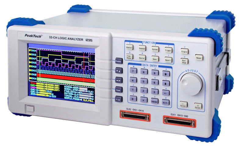 Analizador lógico 32 CH con USB y RS-232 C