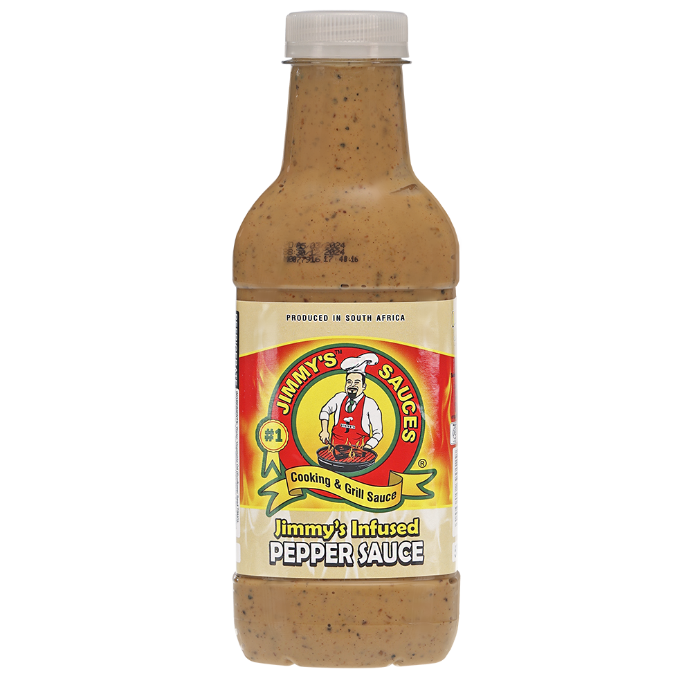 500ml Jimmy&#39;s Infused Pepper Sauce