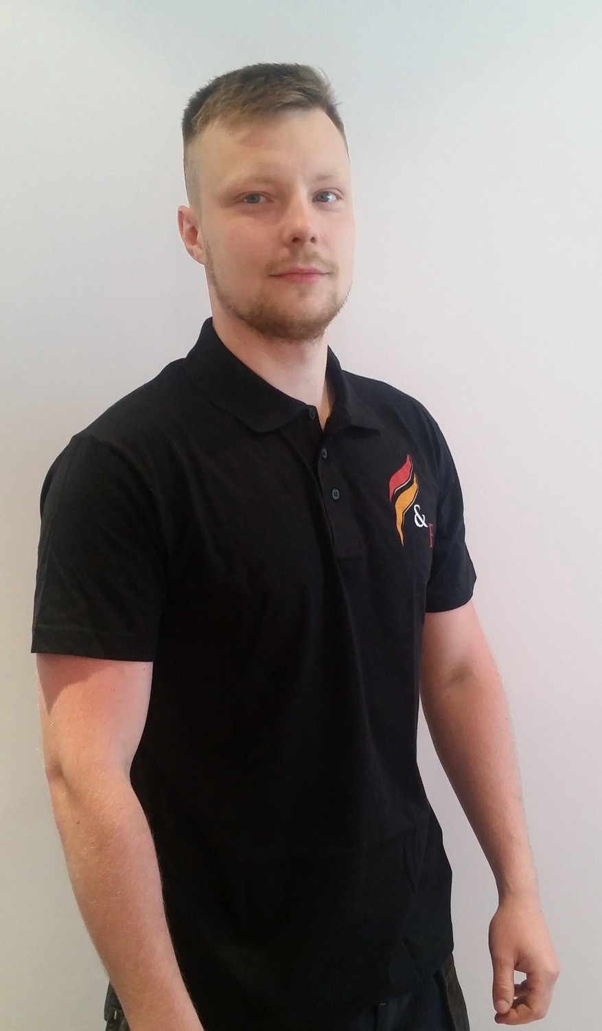 Men's Short Sleeve Jersey Polo Top