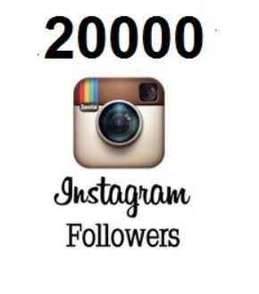 Instagram 20,000 Followers