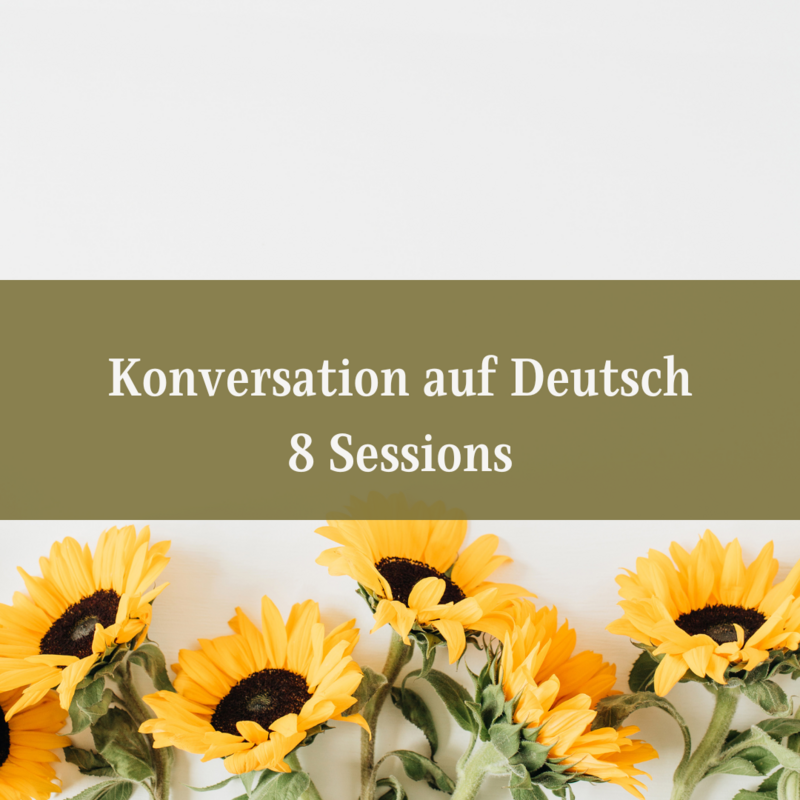 Konversation auf Deutsch 8 Sessions