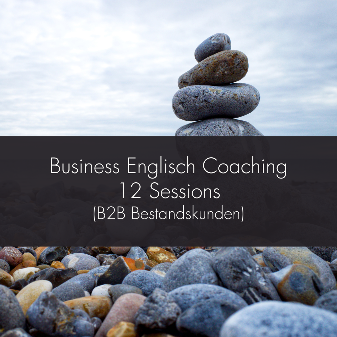 Business Englisch Coaching Dreimonatspaket (B2B Bestandskunden)