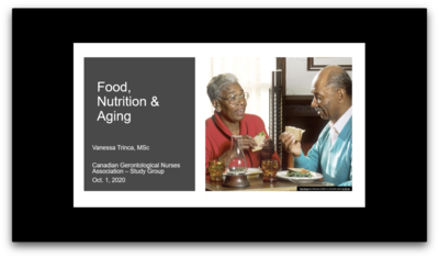 CGNA Certification Study Group Webinar: Food & Nutrition (01-10-2020)