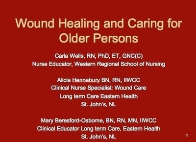 Wound Healing and Caring for Older Persons