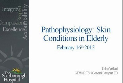 Pathophysiology - Skin Conditions of the Elderly