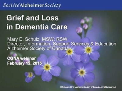 Grief and Loss in Dementia Care