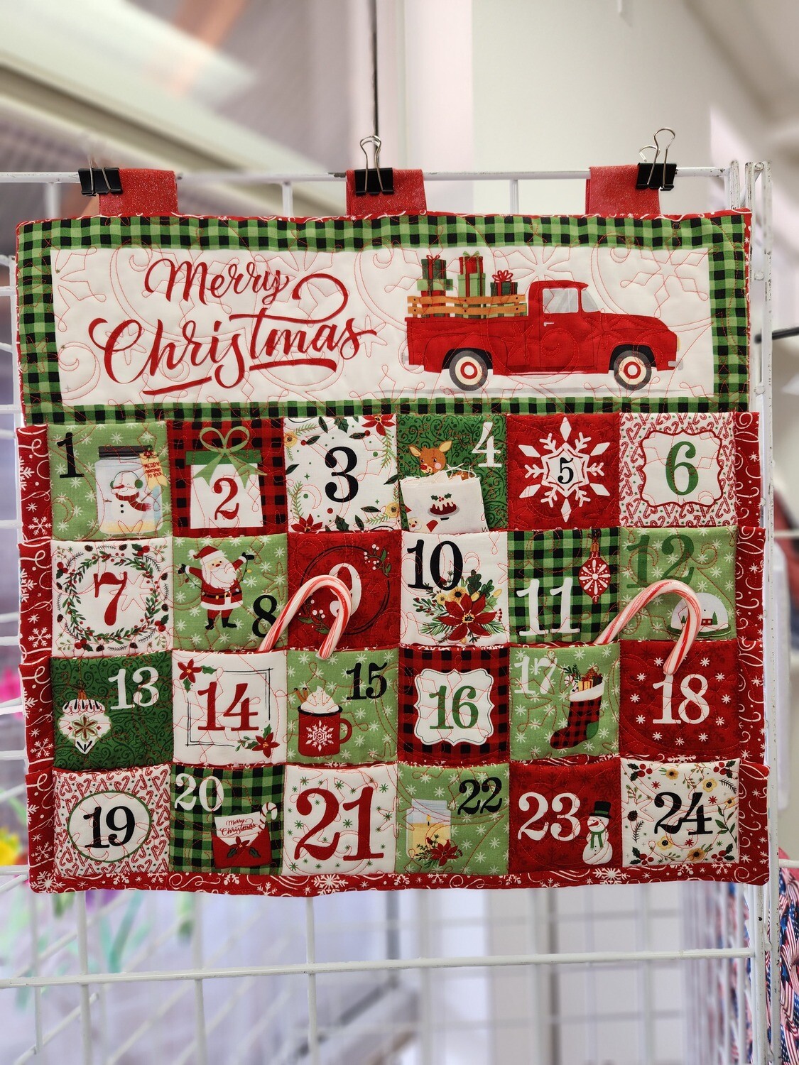 Quilted Advent Calendar Kit Gayle Johnath Quilted Advent Calendar Kit Gayle Johnath