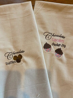 Everything Chocolate Embroidery Towel