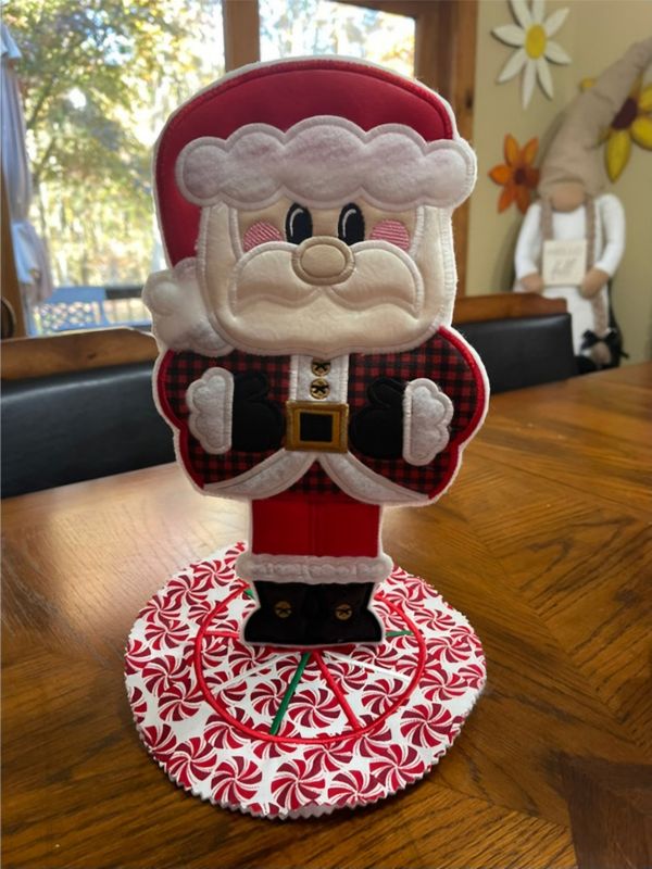 Santa Paper Towel Cover