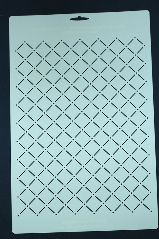 3/4" on point stencil