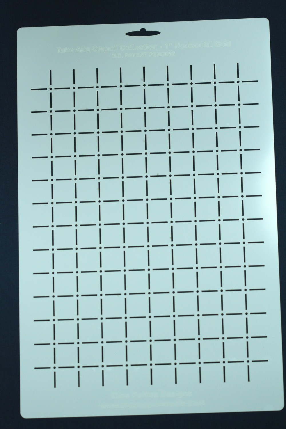 1" horizontal grid