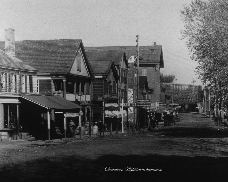 Photo: Main Street - Toward Train Trestle - 1870s
