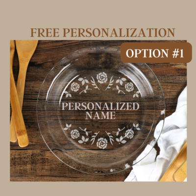 Customized Glass Pie Dish