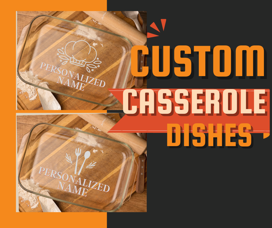 Personalized Glass 9x13 Casserole Dish