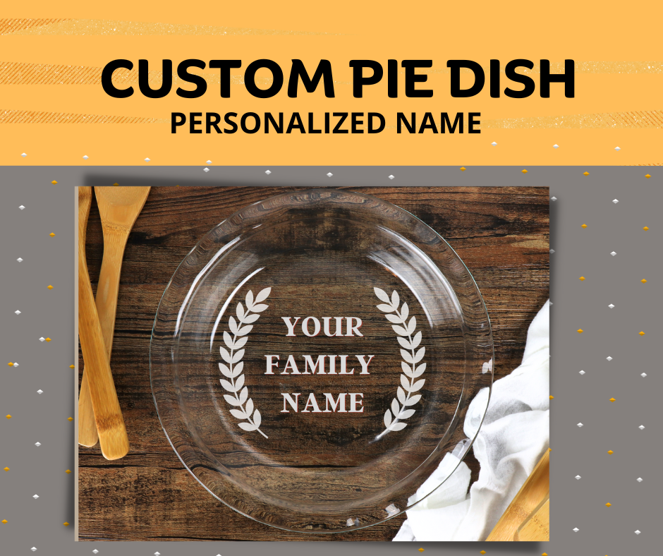 Customized Glass Pie Dish
