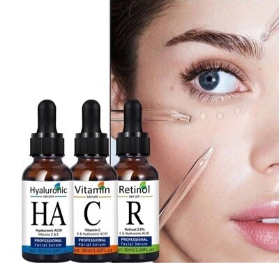 Complete Skincare Solution- Vitamin C, Retinol and Hyaluronic Acid Serum. **FREE SHIPPING &amp; DELIVERY**