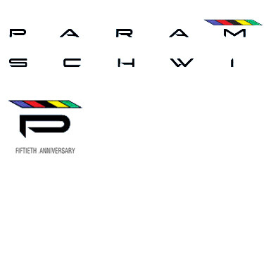 Paramount Standard 50th Anniversary Silver 1988 Clear Coatable Decal set