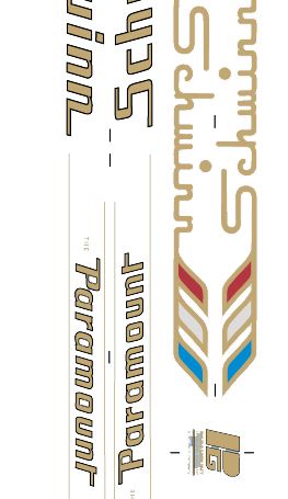 Paramount Elite 1982-3 Clear Coatable Decal set