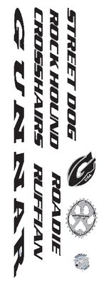 Gunnar Starwars Clear Coatable Decal set -