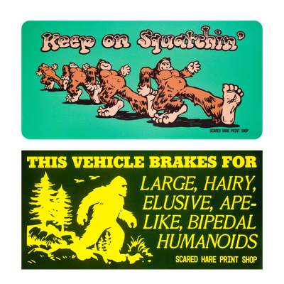 Bigfoot Bumper Stickers