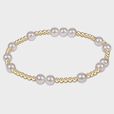 Hope Unwritten 6mm Pearl Bead Bracelet