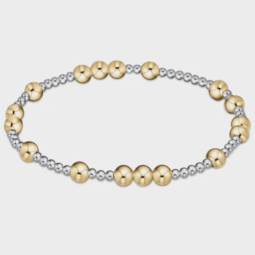 Hope Unwritten Mixed Metal 6mm Bead Bracelet