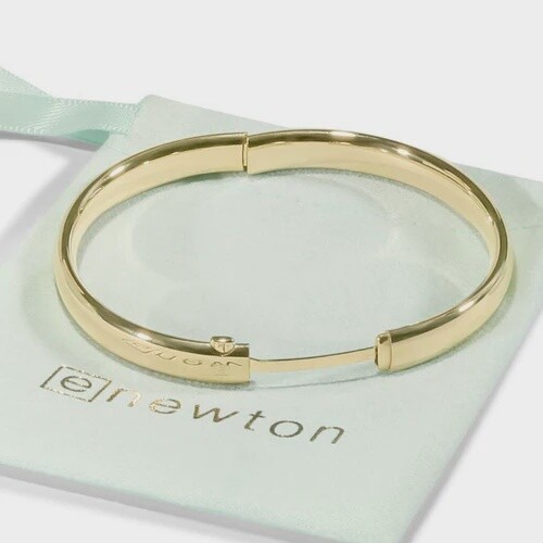 Cherish Gold Bangle Bracelet-Medium