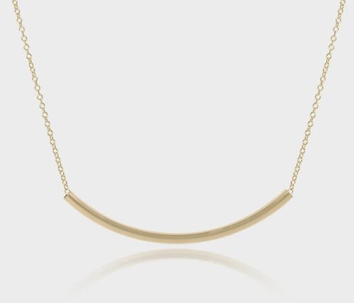 16&quot; Gold Bliss Bar Necklace