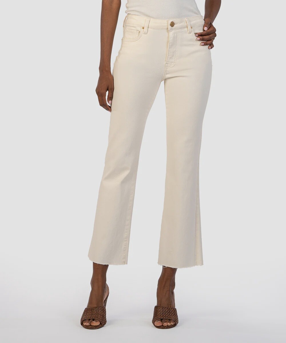 Kelsey HR Ankle Flare-Ecru