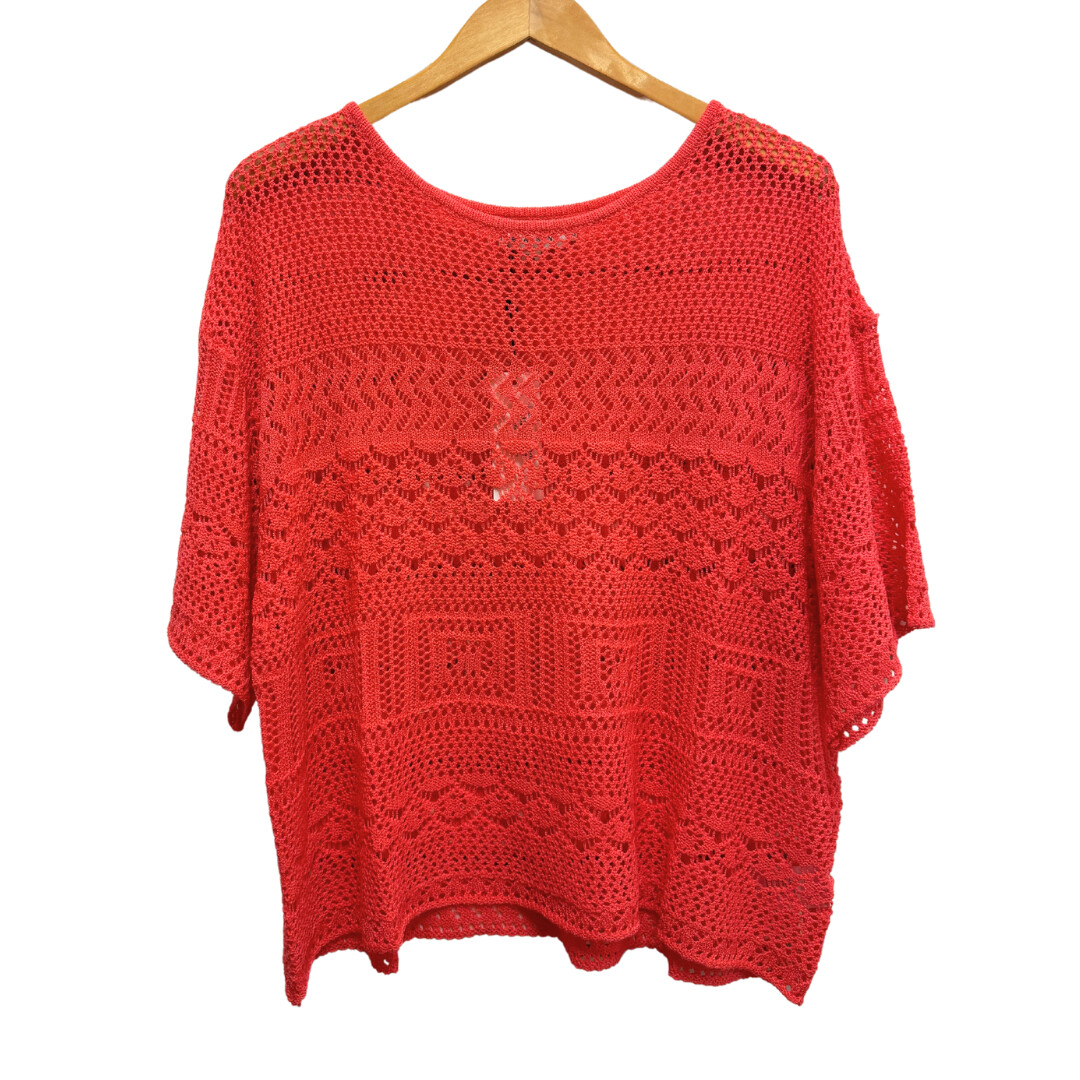 Coral Knit Sweater, Size: XS