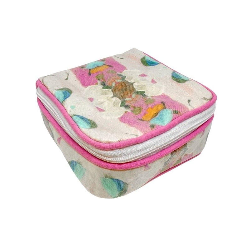 Monet&#39;s Garden Pink Jewelry Case