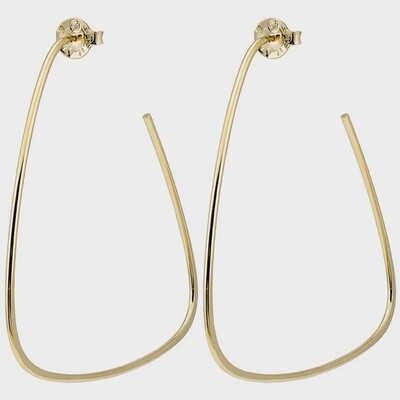 Avery Gold Hoops