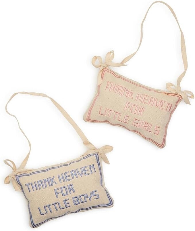 Thank You Heaven Pillow Door Hanger