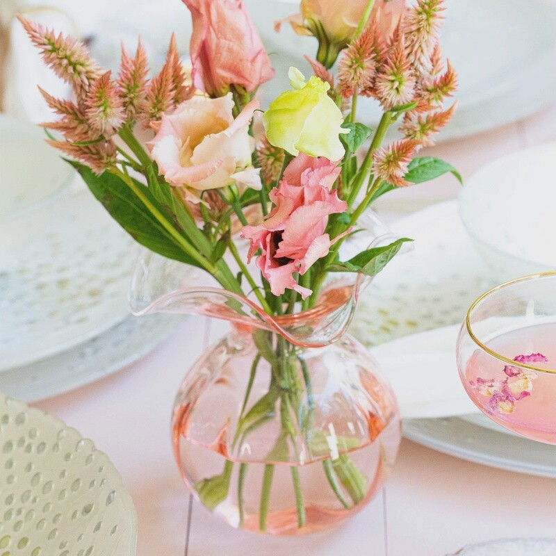 Pink Hibiscus Bud Vase-McManus