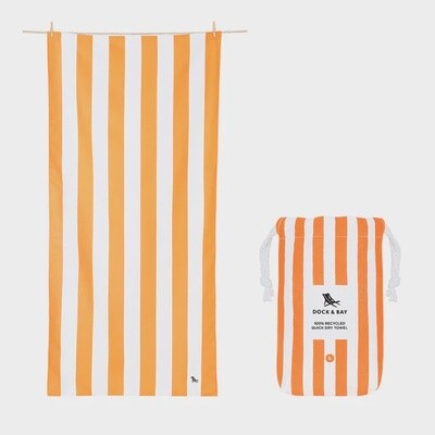 Ipanema Orange Quick Dry Towel