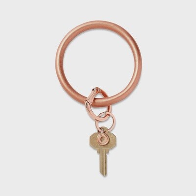 Rose Gold Leather O-Ring