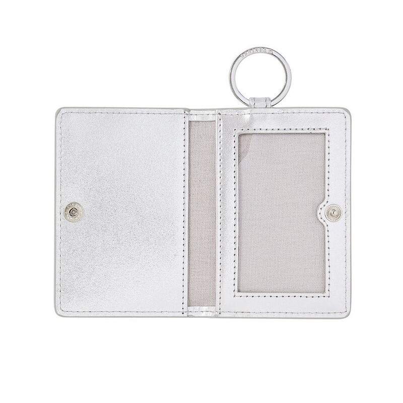 Leather ID Case-Quicksilver