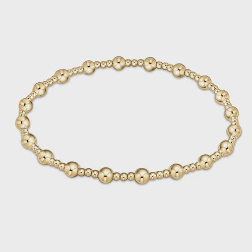 Sincerity Gold  4mm Bead Bracelet