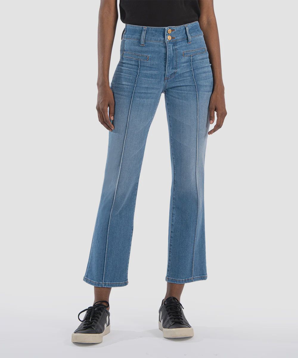 Kelsey HR Ankle Flare-Lt Wash