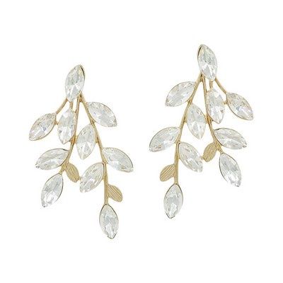 Gold Clear Owen Earring