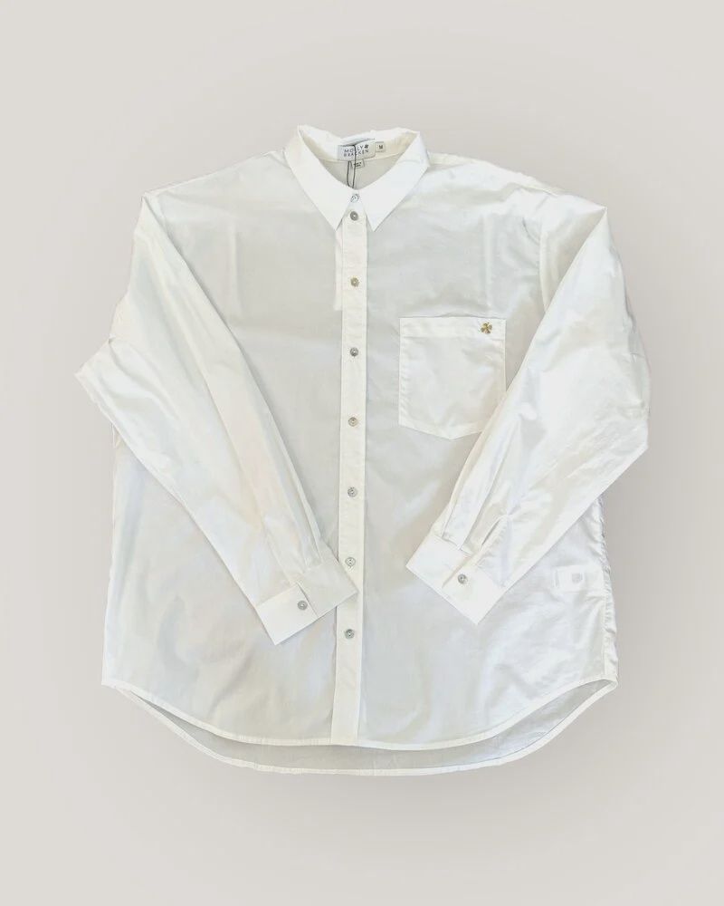 White Woven Shirt