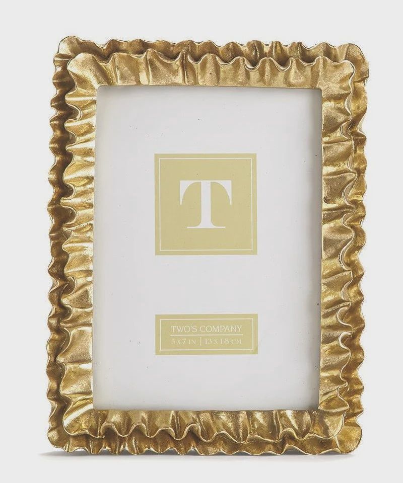 Gold Ruffle Frame 5x7