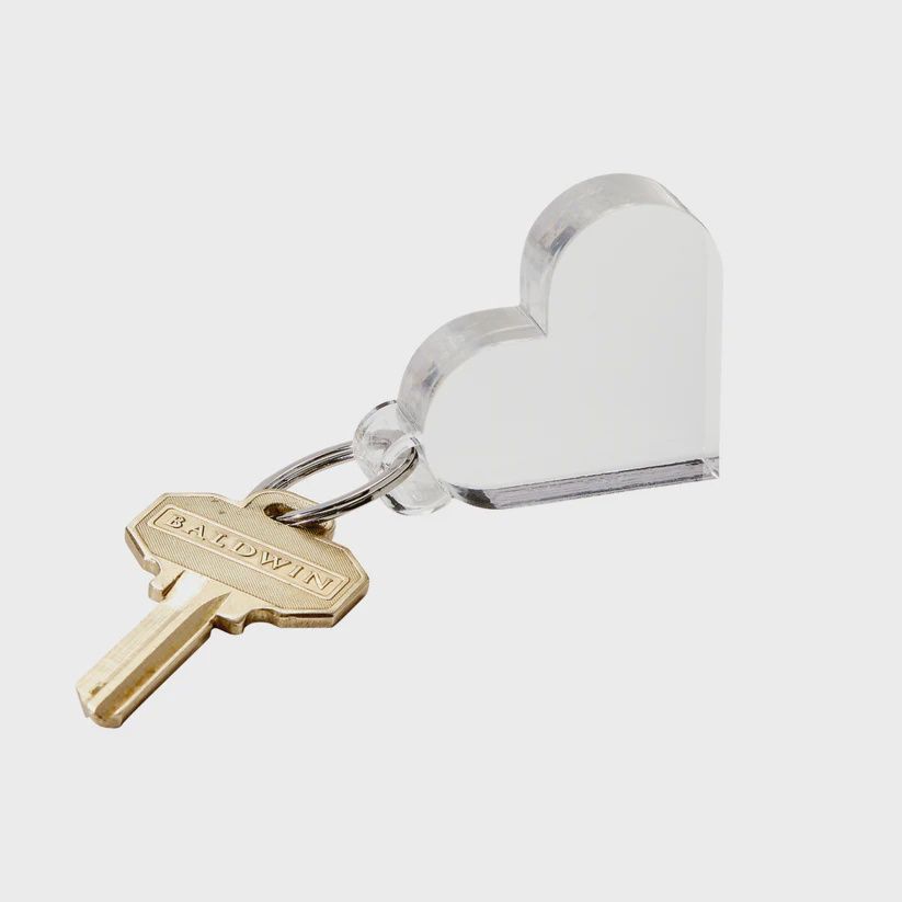 Acrylic Heart Keychain