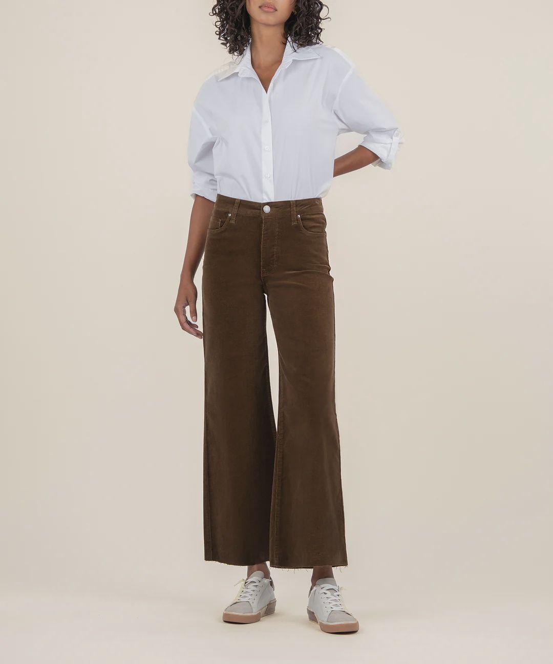 Meg HR FABAB Wide Leg-Brunette