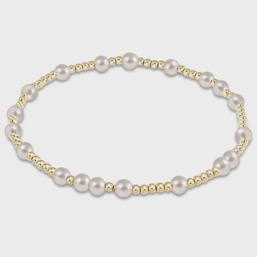 Hope Unwritten 4mm Pearl Bead Bracelet