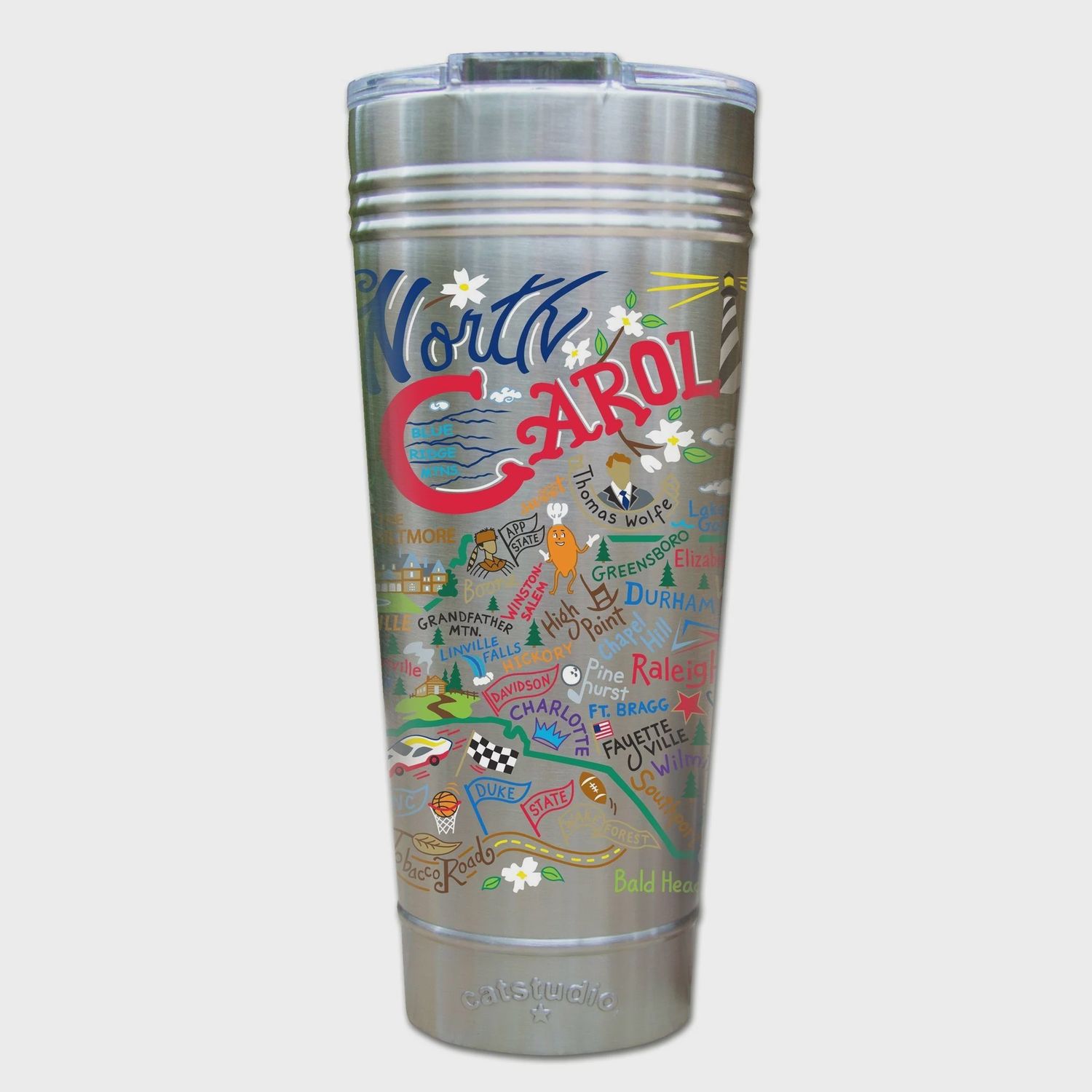 NC 24oz Stainless Steel Tumbler