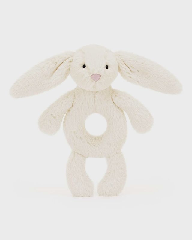 Bashful Cream Bunny Ring Rattle