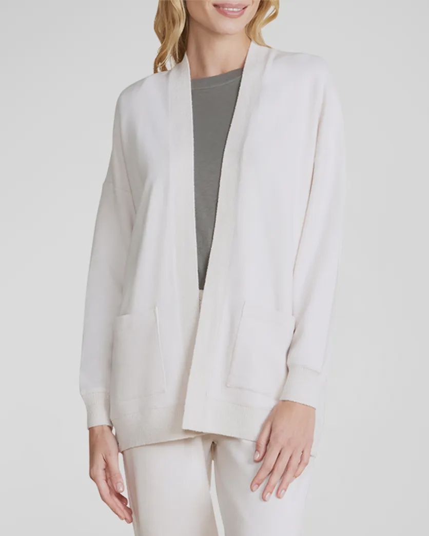 Sand Dune Brushed Fleece Cardi