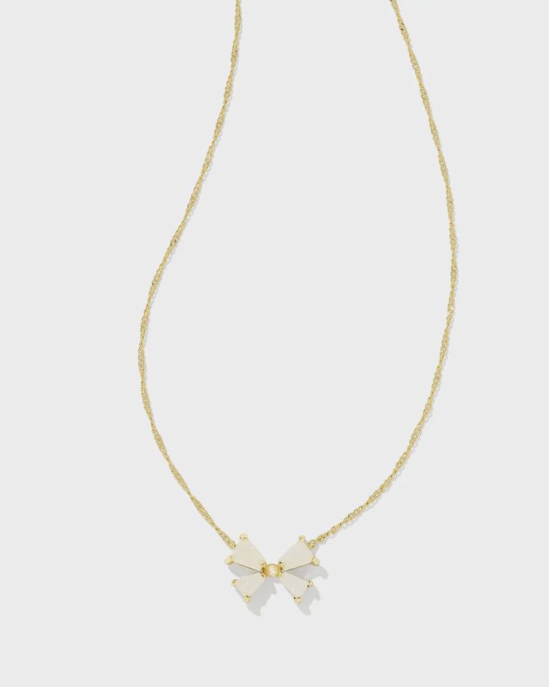 Blaire Bow Small Pendant Necklace