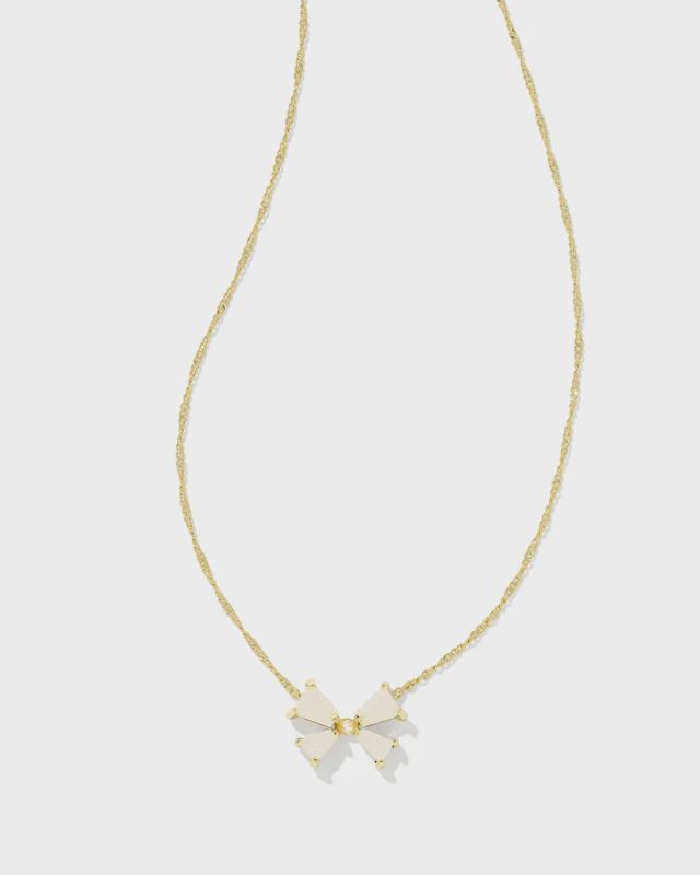 Blaire Bow Small Pendant Necklace
